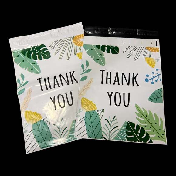 Unknown Other - (10) 10 x 13 ‘Thank You’ Palm Self-Sealing Poly Mailers Shipping Envelopes